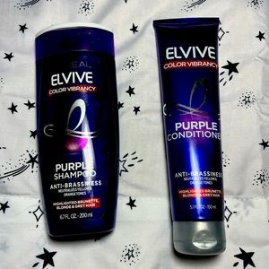 L’ORÉAL  Bundle EL VIVE. PURPLE CONDITIONER And PURPLE SHAMPOO, anti bra…